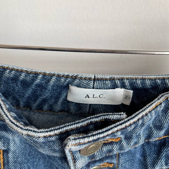 A.L.C Noah Vintage Wide Leg Cropped Jeans - Picture 7 of 7